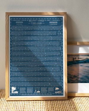 Tide Times Table Hydrographical Chart Belfast Lough Carrickfergus Bangor Larne Whiteabbey Newtownabbey Whitehead Designed by Sharon Lee